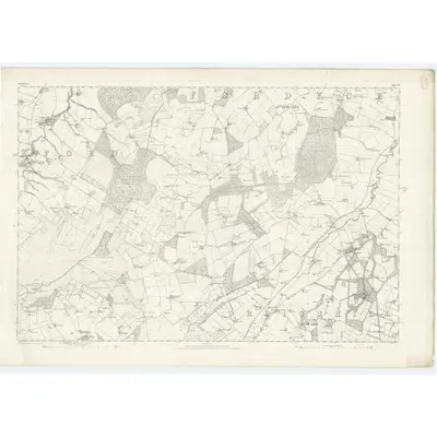 1866 Map of Banffshire, Sheet IX, 1871 Print