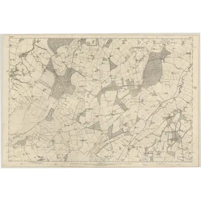 1866 Map of Banffshire, Sheet IX, 1871 Print