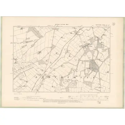 1902 Map of Banffshire Sheet IX.SE, 1904 Print