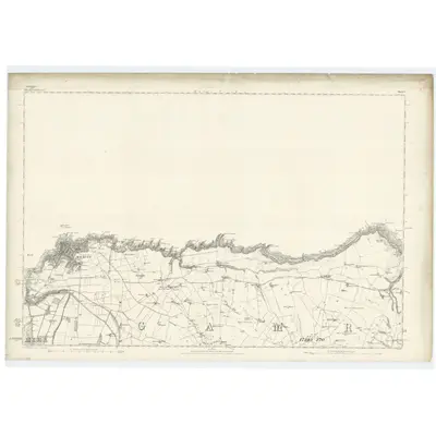 1869 Map of Banffshire, Sheet V, 1871 Print