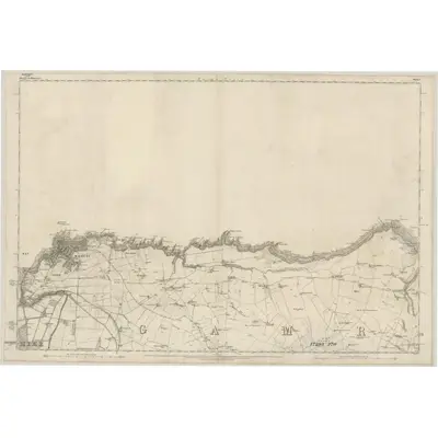 1869 Map of Banffshire, Sheet V, 1871 Print