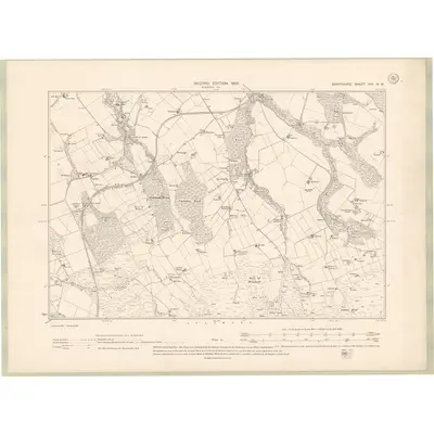 1902 Map of Banffshire Sheet VIII.NW, 1905 Print