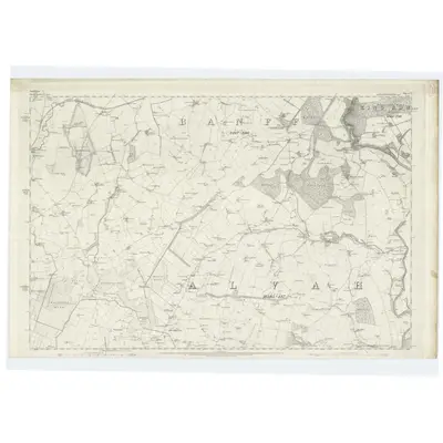 1866 Map of Banffshire, Sheet X, 1871 Print