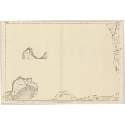 1870 Map of Banffshire, Sheet XIII (with inset XIIIA), 1872 Print