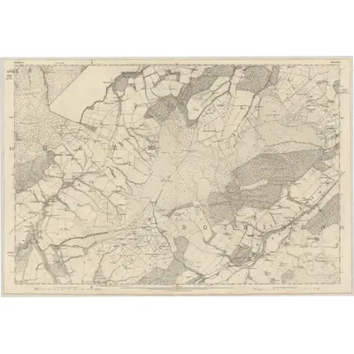 1867 Map of Banffshire, Sheet XIX, 1872 Print