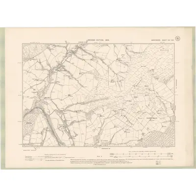 1902 Map of Banffshire Sheet XIX.SW, 1905 Print