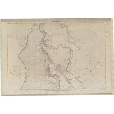 1900 Map of Banffshire Sheet XL, 1903 Print