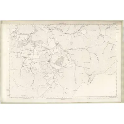 1900 Map of Banffshire Sheet XLI, 1904 Print