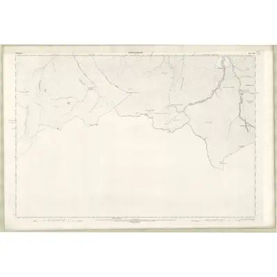 1900 Map of Banffshire Sheet XLII, 1902 Print