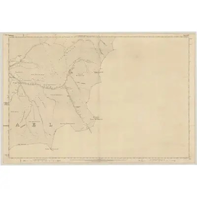 1869 Map of Banffshire, Sheet XLIV, 1872 Print