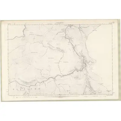 1900 Map of Banffshire Sheet XLVI, 1902 Print
