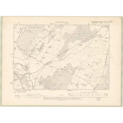 1902 Map of Banffshire Sheet XV.SW, 1905 Print