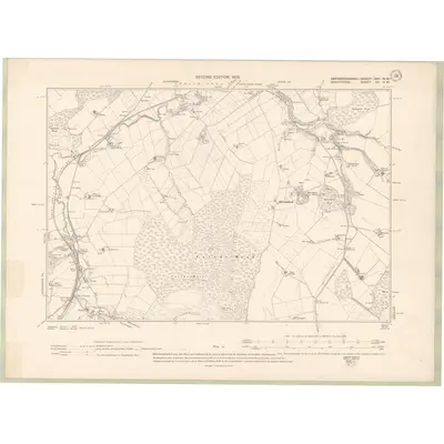 1901 Map of Banffshire Sheet XX.NW, 1905 Print