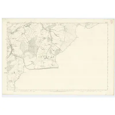 1869 Map of Banffshire, Sheet XX, 1872 Print