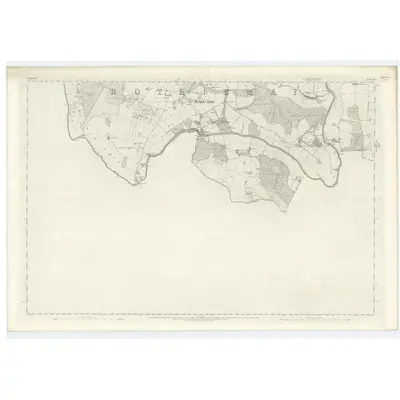 1867 Map of Banffshire, Sheet XXI, 1871 Print
