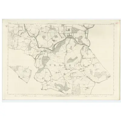 1867 Map of Banffshire, Sheet XXII (with inset XXVIII), 1871 Print