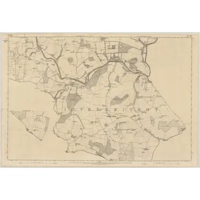 1867 Map of Banffshire, Sheet XXII (with inset XXVIII), 1871 Print