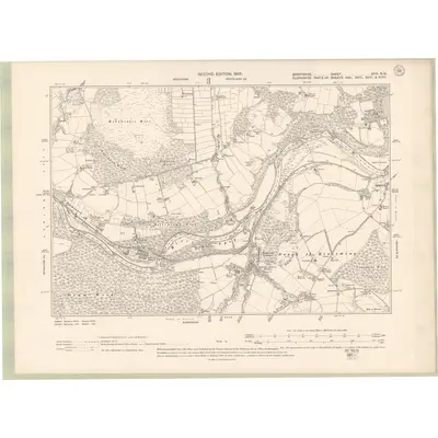 1902 Map of Banffshire Sheet XXIV.NW, 1905 Print