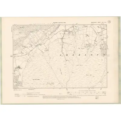 1902 Map of Banffshire Sheet XXIV.SW, 1905 Print