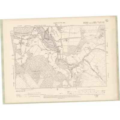 1902 Map of Banffshire Sheet XXIX.NW & NE, 1905 Print