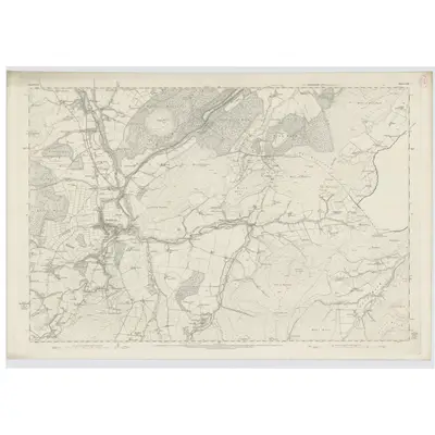 1868 Map of Banffshire, Sheet XXV, 1872 Print