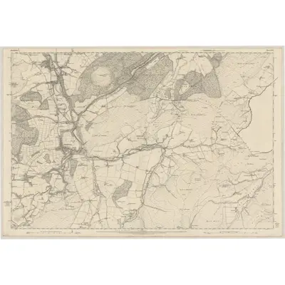 1868 Map of Banffshire, Sheet XXV, 1872 Print