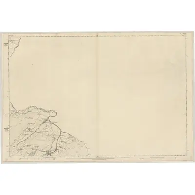 1869 Map of Banffshire, Sheet XXVI, 1872 Print