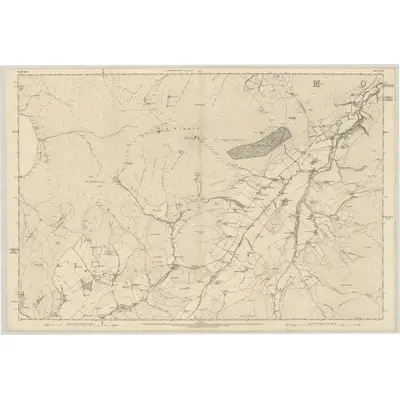 1869 Map of Banffshire, Sheet XXX, 1872 Print