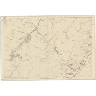 1869 Map of Banffshire, Sheet XXXI, 1872 Print