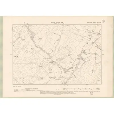 1902 Map of Banffshire Sheet XXXI.SE, 1904 Print