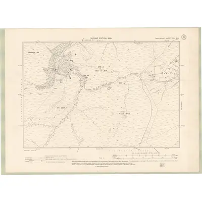 1902 Map of Banffshire Sheet XXXI.SW, 1905 Print