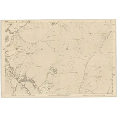 1869 Map of Banffshire, Sheet XXXVI, 1872 Print