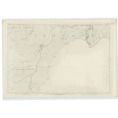 1869 Map of Banffshire, Sheet XXXVII, 1872 Print