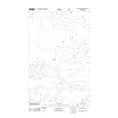 2011 Map of Banfield Mountain, 2011 Print