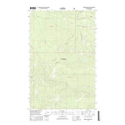 2017 Map of Banfield Mountain, 2017 Print