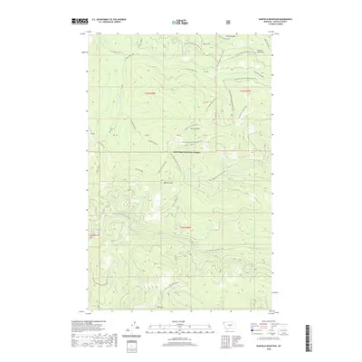 2020 Map of Banfield Mountain, 2020 Print