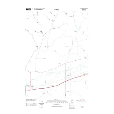 2013 Map of Bangor, 2013 Print