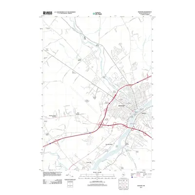 2011 Map of Bangor, 2011 Print