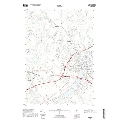 2018 Map of Bangor, 2018 Print