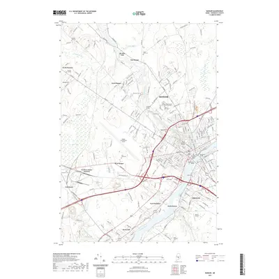2021 Map of Bangor, 2021 Print