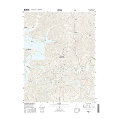 2016 Map of Bangor, 2016 Print