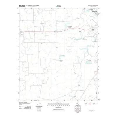2010 Map of Bangs East, 2010 Print