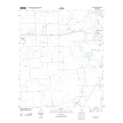 2013 Map of Bangs East, 2013 Print