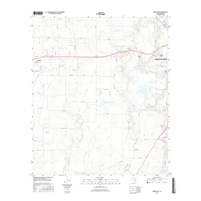 2016 Map of Bangs East, 2016 Print