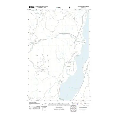 2011 Map of Bangs Mountain, 2011 Print