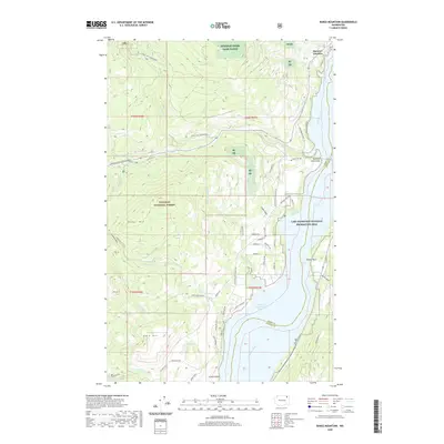 2020 Map of Bangs Mountain, 2020 Print