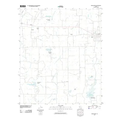 2010 Map of Bangs West, 2010 Print