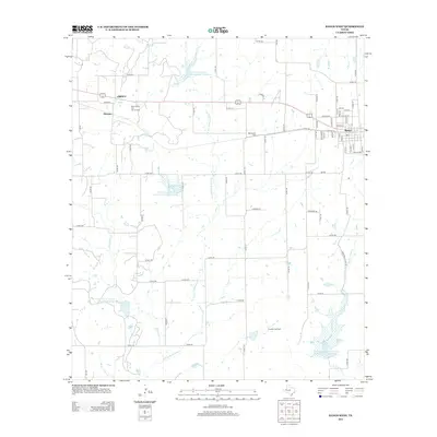 2013 Map of Bangs West, 2013 Print