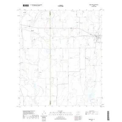 2019 Map of Bangs West, 2019 Print