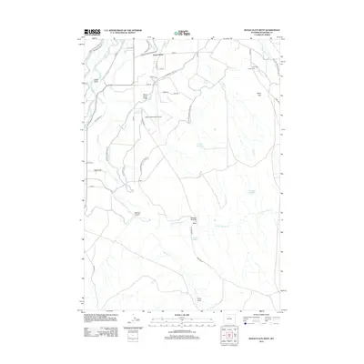2012 Map of Banjo Flats West, 2012 Print